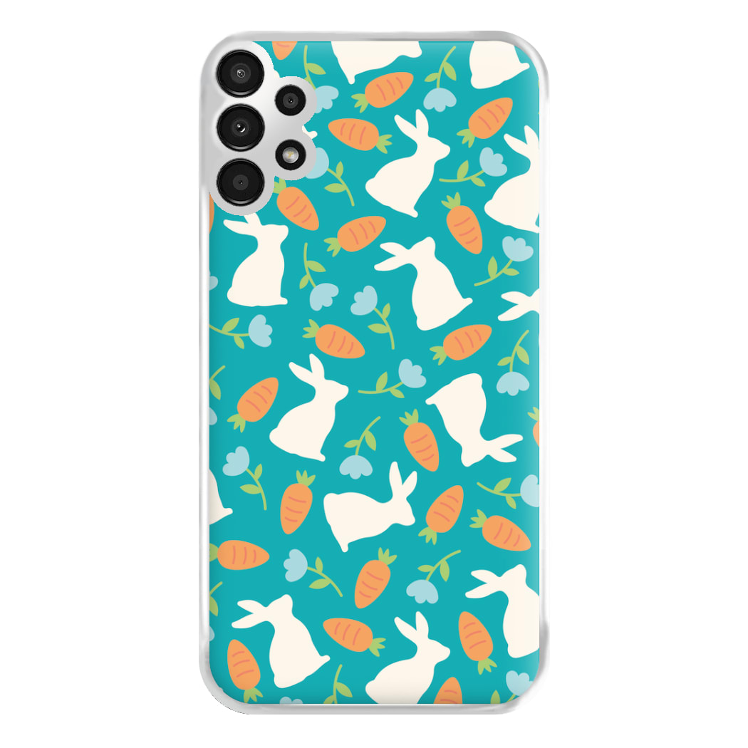 Bunnies And Carrots - Easter Patterns Phone Case for Galaxy A13