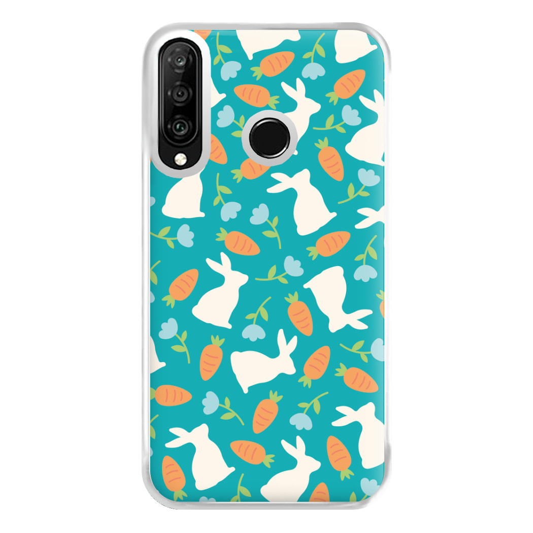 Bunnies And Carrots - Easter Patterns Phone Case for Huawei P30 Lite