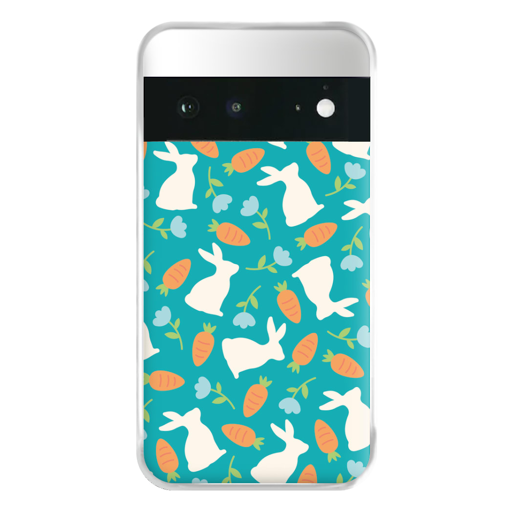 Bunnies And Carrots - Easter Patterns Phone Case for Google Pixel 6a