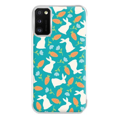 Bunnies And Carrots - Easter Patterns Phone Case for Galaxy A41