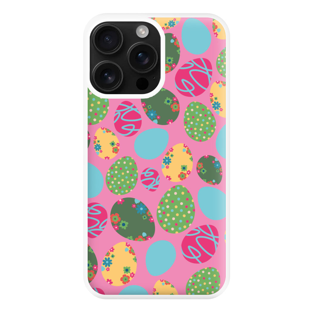 Pink Easter Eggs - Easter Patterns Phone Case