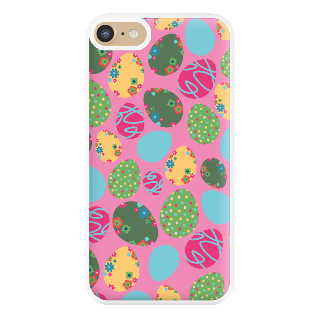 Pink Easter Eggs - Easter Patterns Phone Case for iPhone 6 / 7 / 8 / SE