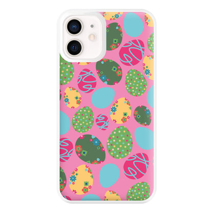 Pink Easter Eggs - Easter Patterns Phone Case for iPhone 12 Mini