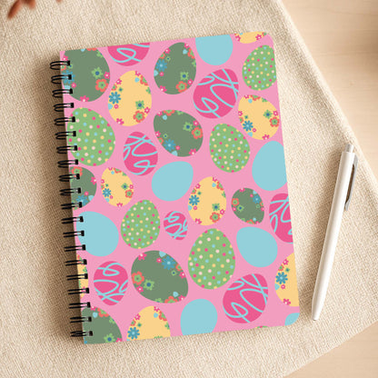 Pink Easter Eggs - Easter Patterns Notepad