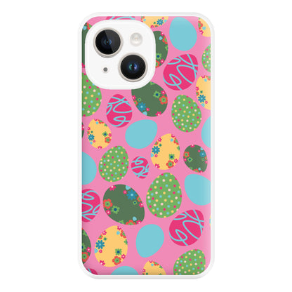 Pink Easter Eggs - Easter Patterns Phone Case for iPhone 14 Plus