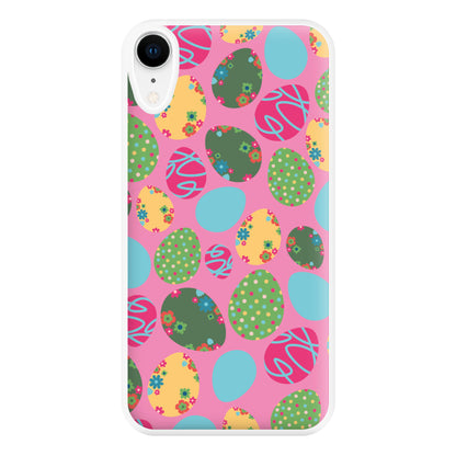 Pink Easter Eggs - Easter Patterns Phone Case for iPhone XR