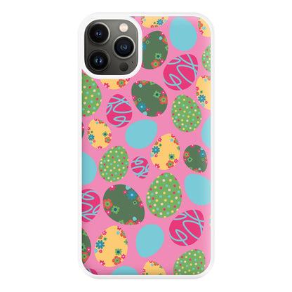 Pink Easter Eggs - Easter Patterns Phone Case for iPhone 13