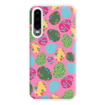 Pink Easter Eggs - Easter Patterns Phone Case for Huawei P30