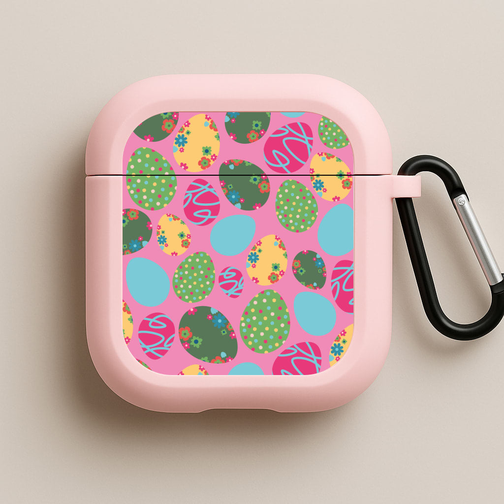Pink Easter Eggs - Easter Patterns Pink AirPods Case