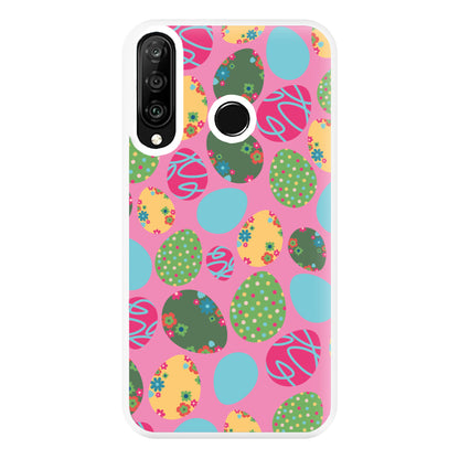 Pink Easter Eggs - Easter Patterns Phone Case for Huawei P30 Lite