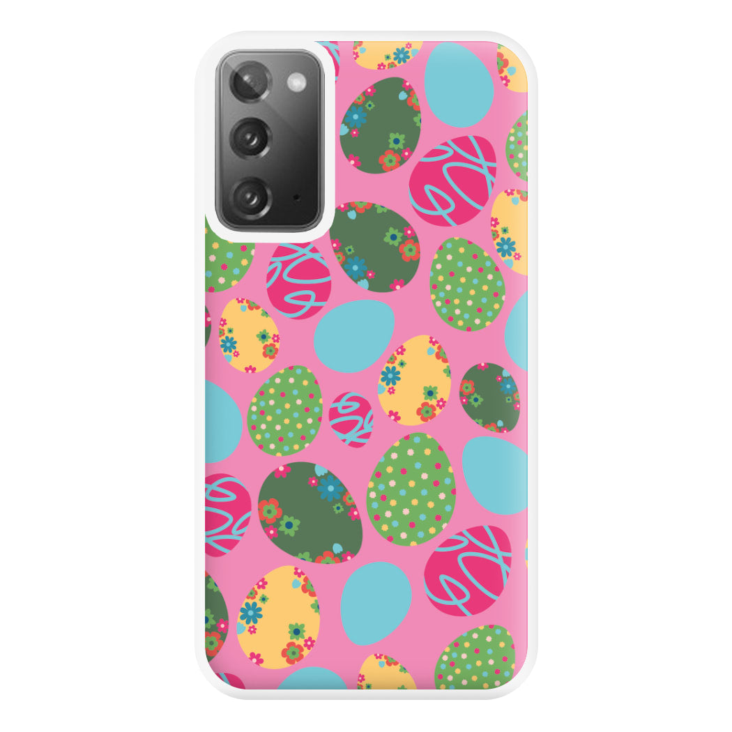 Pink Easter Eggs - Easter Patterns Phone Case for Galaxy Note 20 Ultra