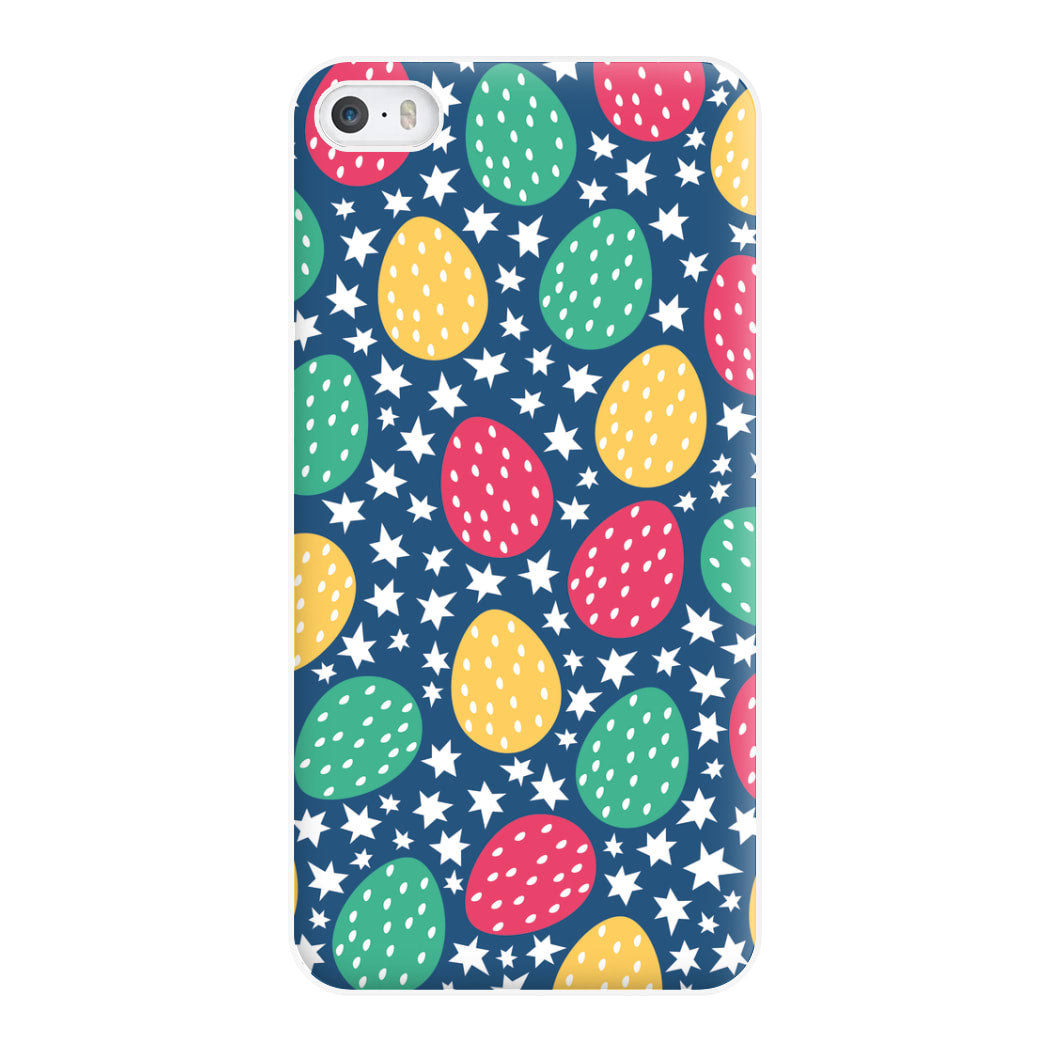 Blue Easter Eggs - Easter Patterns Phone Case for iPhone 5 / 5s / SE 2016