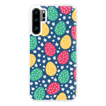 Blue Easter Eggs - Easter Patterns Phone Case for Huawei P30 Pro