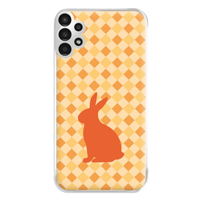 Orange Rabbit - Easter Patterns Phone Case for Galaxy A13