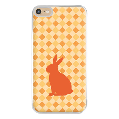 Orange Rabbit - Easter Patterns Phone Case for iPhone 6 Plus / 7 Plus / 8 Plus