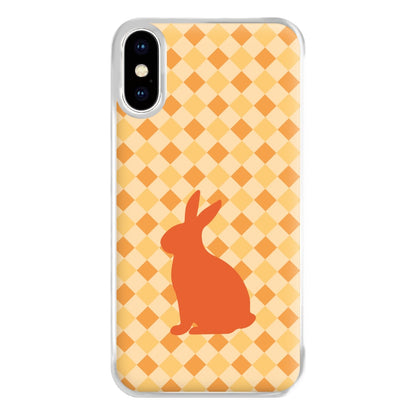 Orange Rabbit - Easter Patterns Phone Case for iPhone XS Max