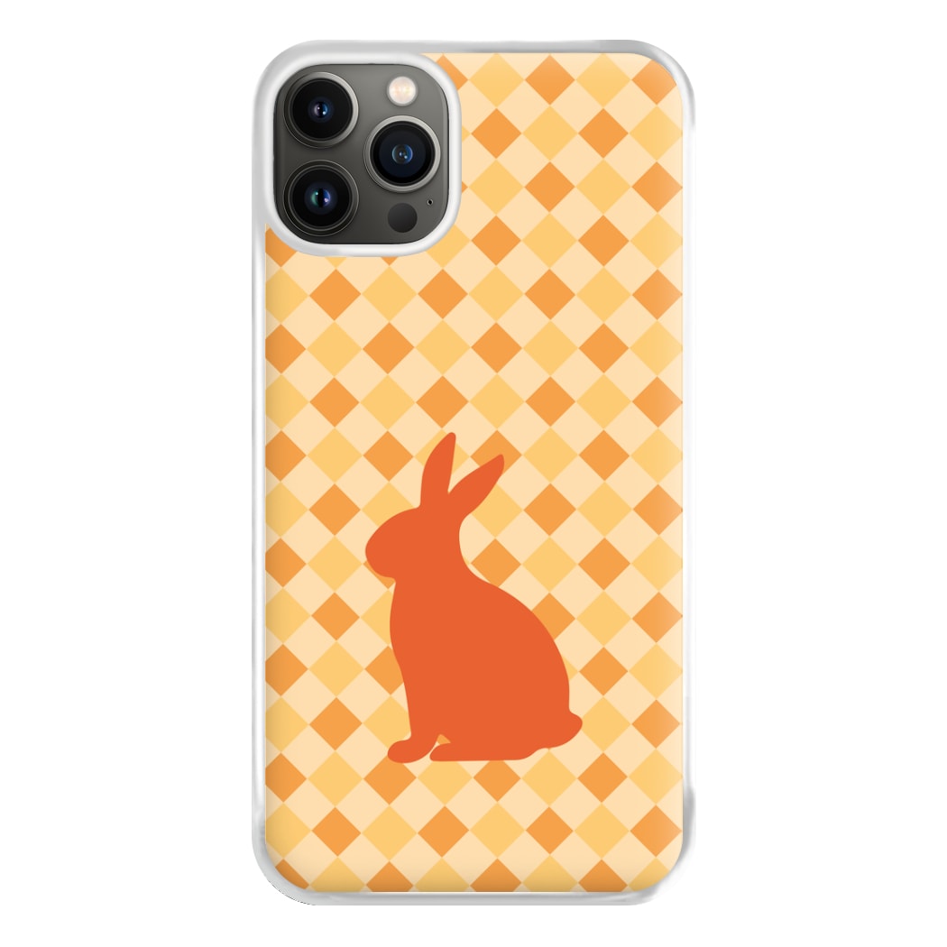 Orange Rabbit - Easter Patterns Phone Case for iPhone 13