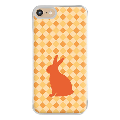 Orange Rabbit - Easter Patterns Phone Case for iPhone 6 / 7 / 8 / SE