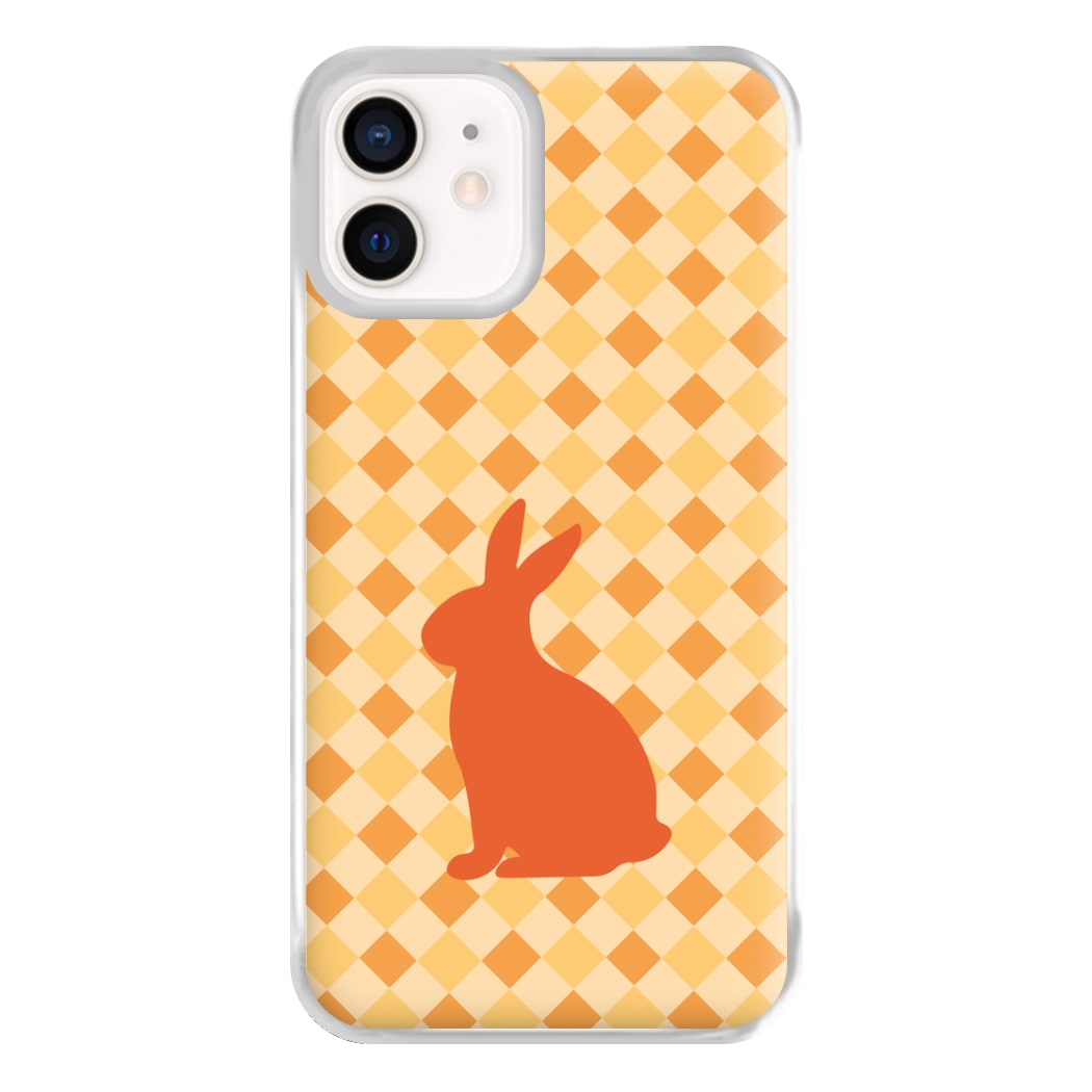 Orange Rabbit - Easter Patterns Phone Case for iPhone 13 Mini