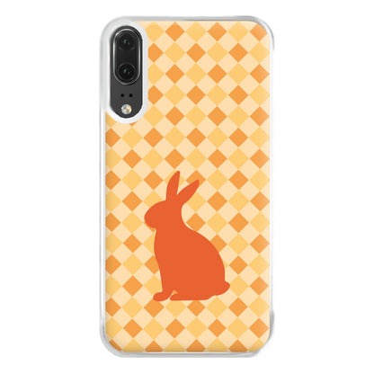 Orange Rabbit - Easter Patterns Phone Case for Huawei P20