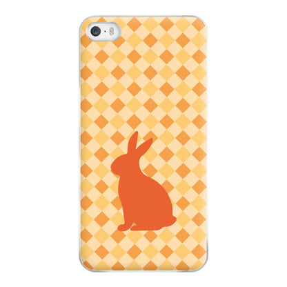 Orange Rabbit - Easter Patterns Phone Case for iPhone 5 / 5s / SE 2016