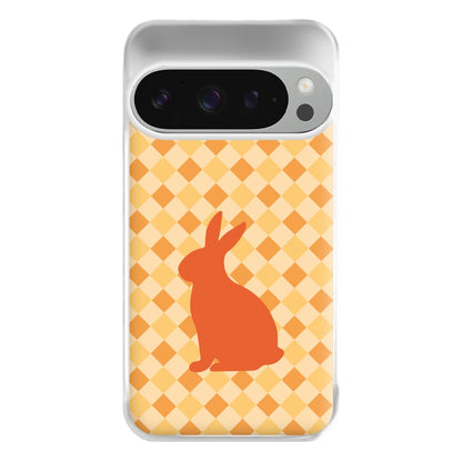 Orange Rabbit - Easter Patterns Phone Case for Google Pixel 9 Pro XL