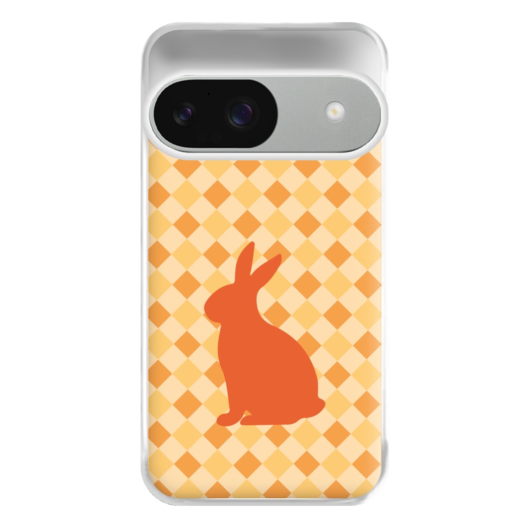 Orange Rabbit - Easter Patterns Phone Case for Google Pixel 9 / 9 Pro