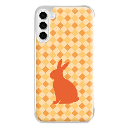 Orange Rabbit - Easter Patterns Phone Case for Galaxy S23FE