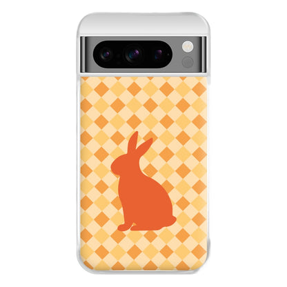 Orange Rabbit - Easter Patterns Phone Case for Google Pixel 8 Pro