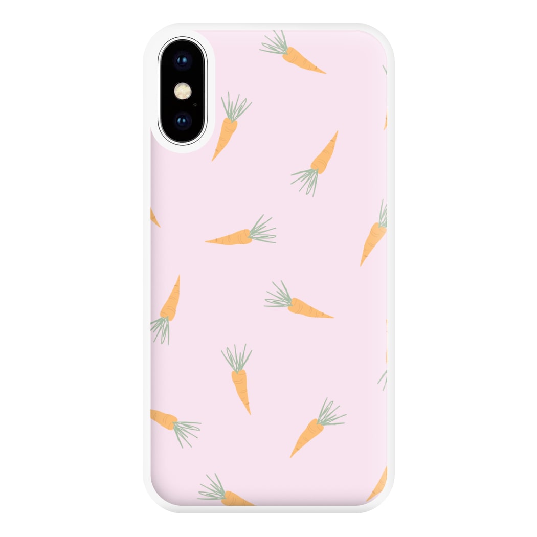 Carrots - Easter Patterns Phone Case for iPhone XS Max