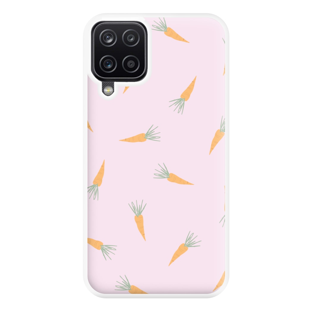 Carrots - Easter Patterns Phone Case for Galaxy A12