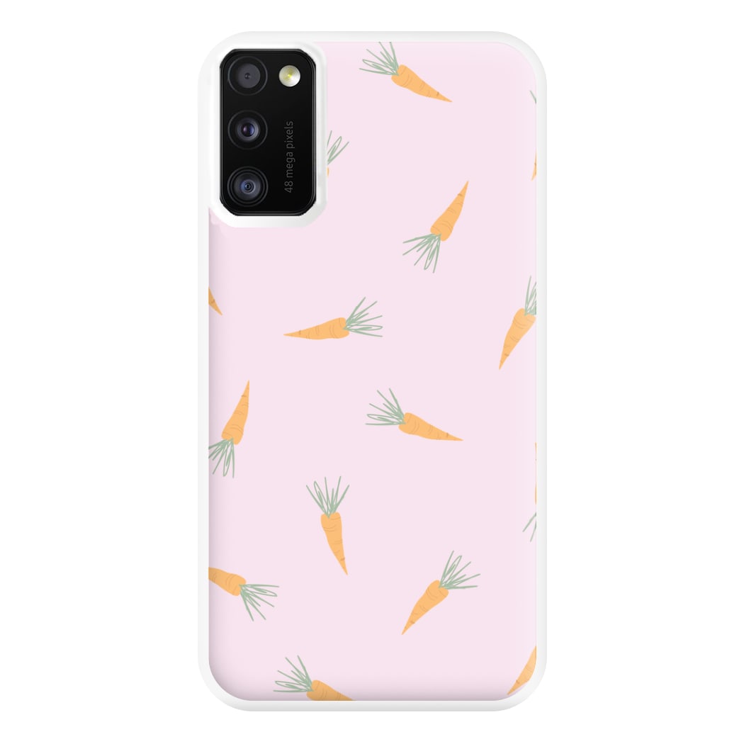 Carrots - Easter Patterns Phone Case for Galaxy A41