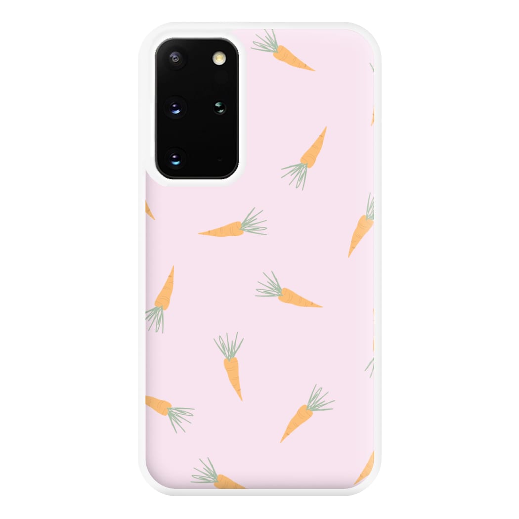 Carrots - Easter Patterns Phone Case for Galaxy S20 Plus