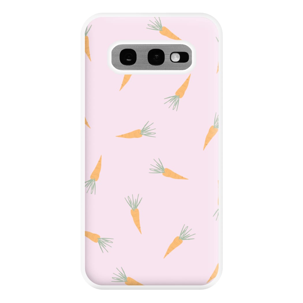 Carrots - Easter Patterns Phone Case for Galaxy S10e