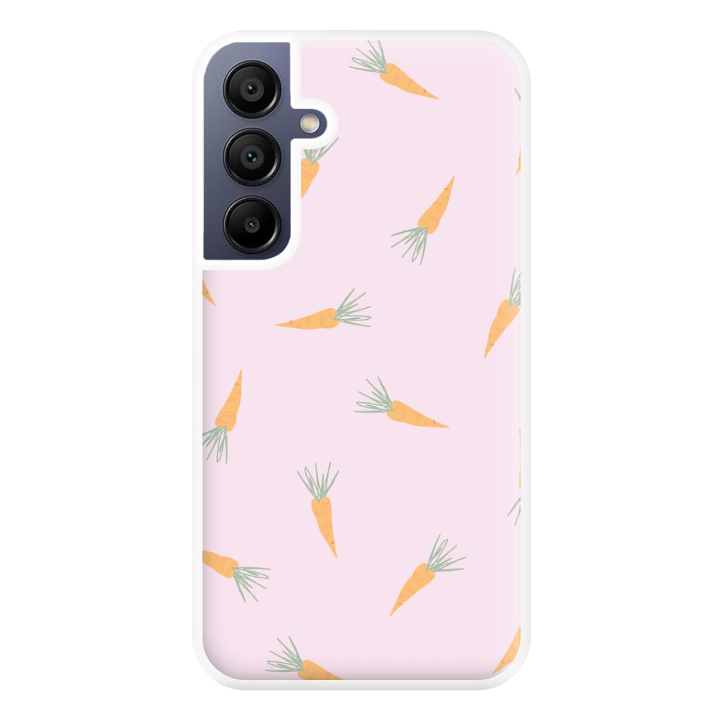 Carrots - Easter Patterns Phone Case for Galaxy A16