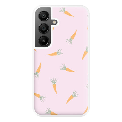 Carrots - Easter Patterns Phone Case for Galaxy A55