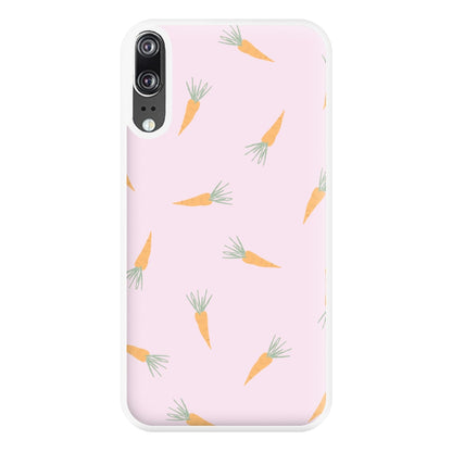 Carrots - Easter Patterns Phone Case for Huawei P20