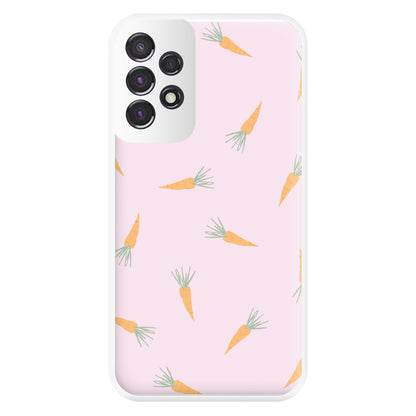 Carrots - Easter Patterns Phone Case for Galaxy A53