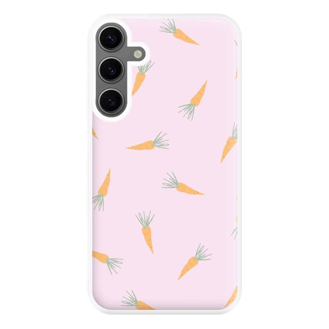 Carrots - Easter Patterns Phone Case for Galaxy S24FE