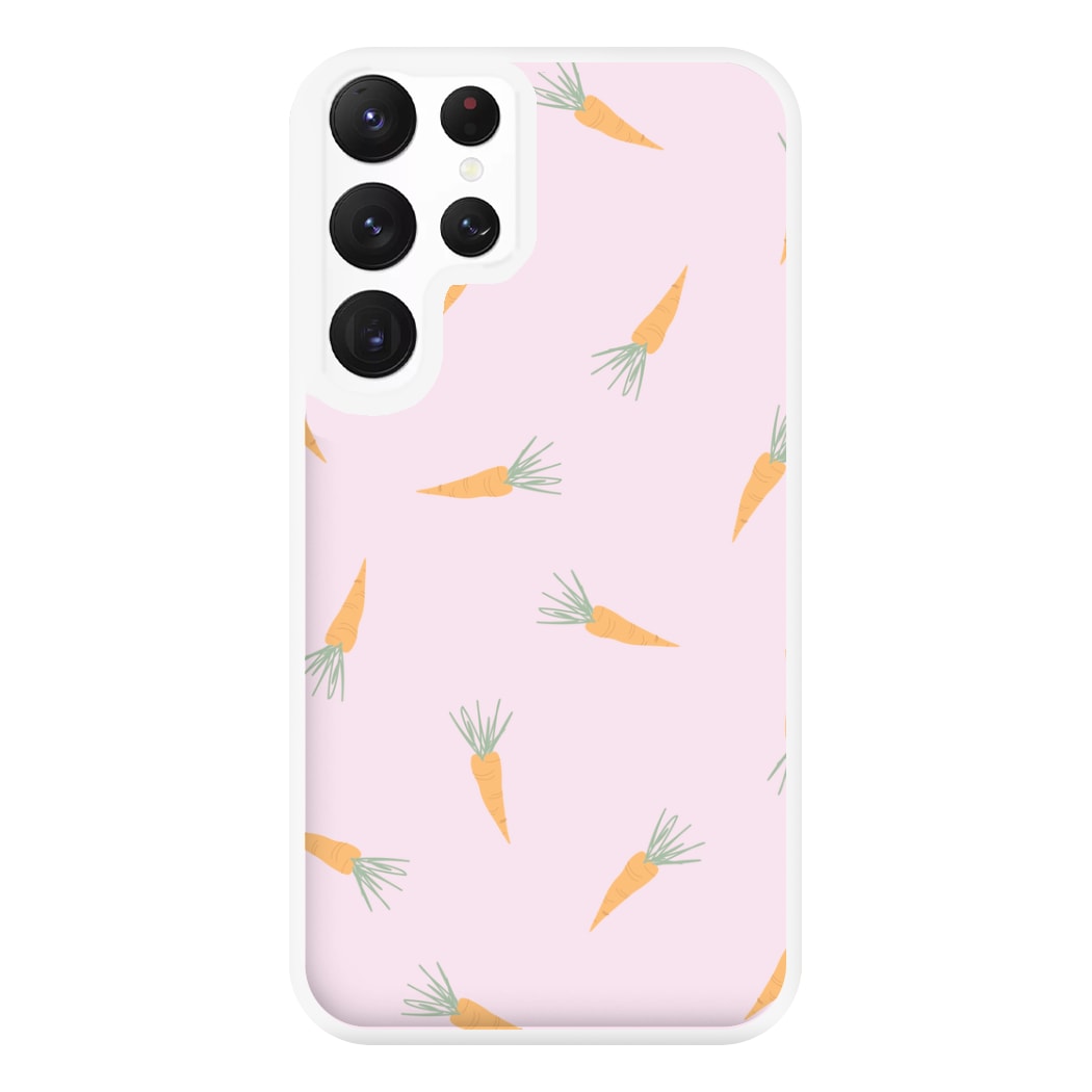 Carrots - Easter Patterns Phone Case for Galaxy S22 Ultra