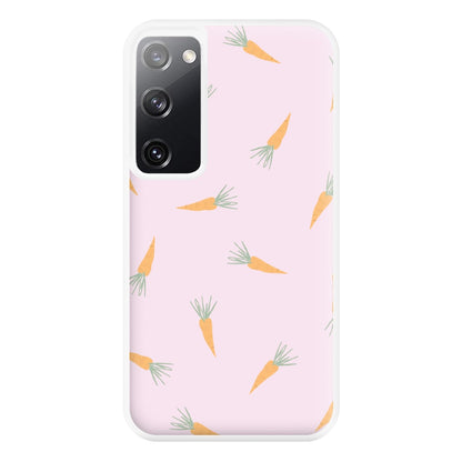 Carrots - Easter Patterns Phone Case for Galaxy S20