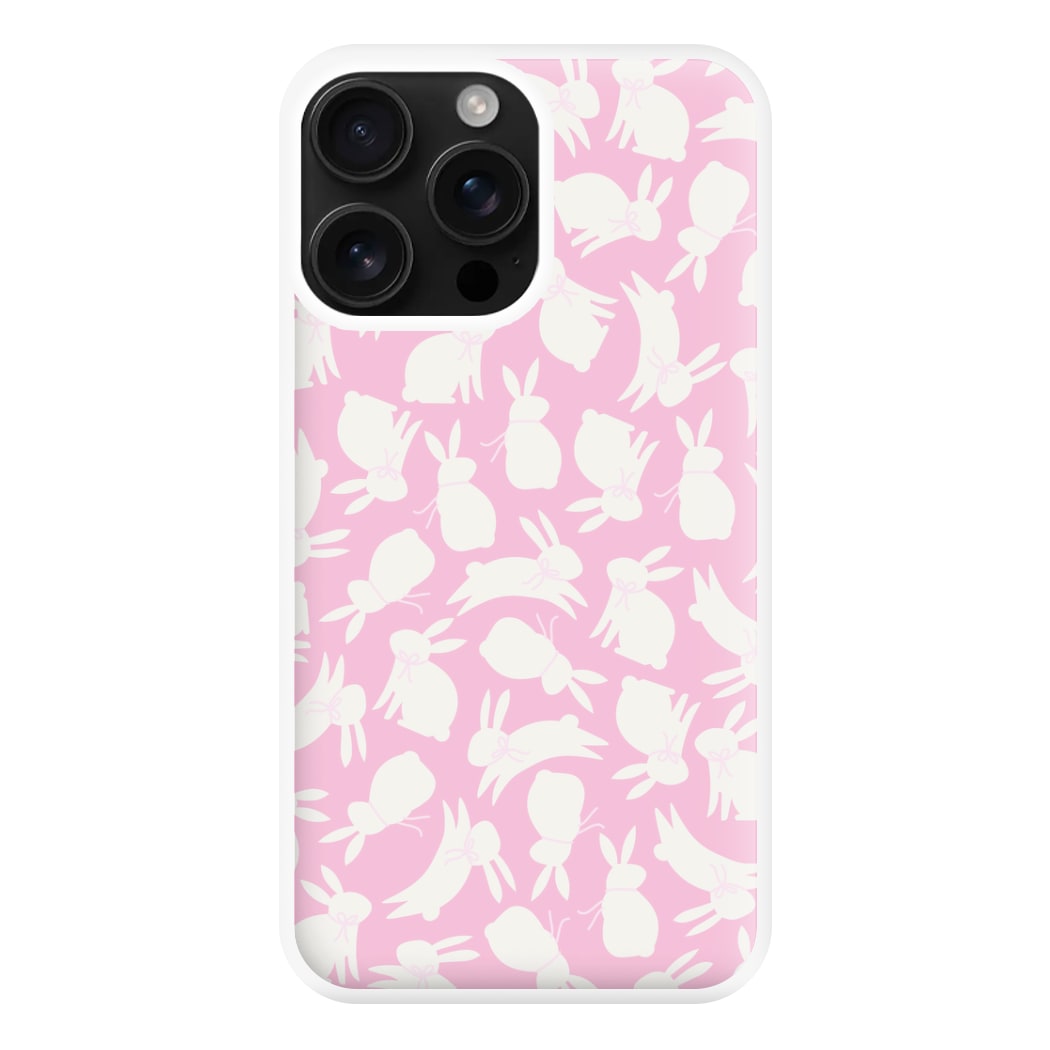 Bunnies And Bows - Easter Patterns Phone Case