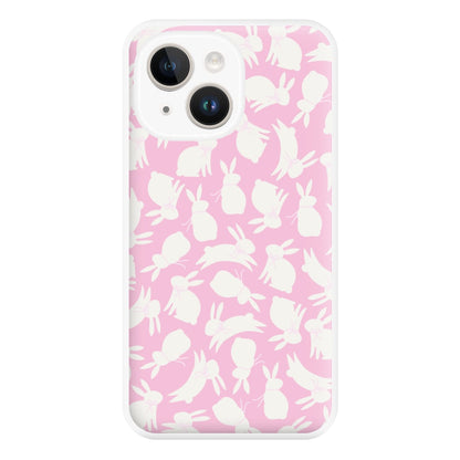 Bunnies And Bows - Easter Patterns Phone Case for iPhone 14 Plus