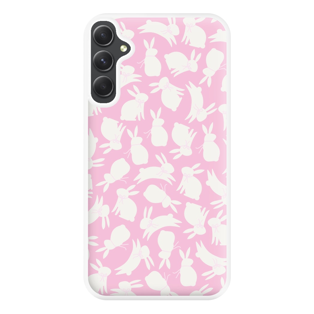 Bunnies And Bows - Easter Patterns Phone Case for Galaxy A54