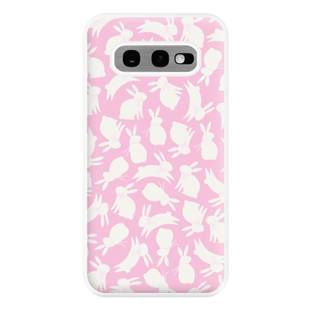 Bunnies And Bows - Easter Patterns Phone Case for Galaxy S10e