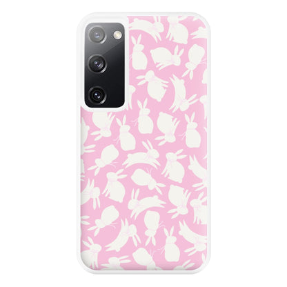 Bunnies And Bows - Easter Patterns Phone Case for Galaxy S20