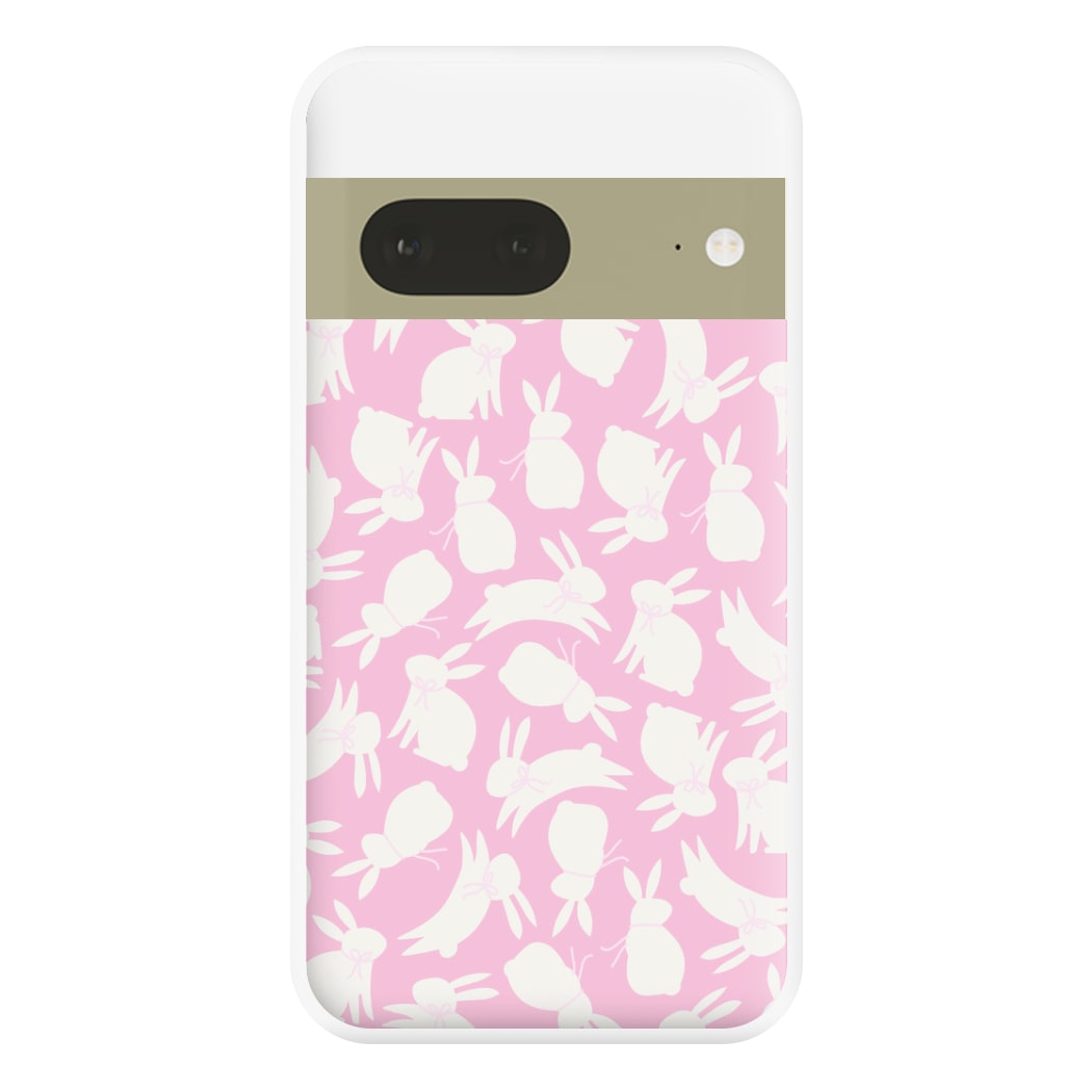 Bunnies And Bows - Easter Patterns Phone Case for Google Pixel 7a