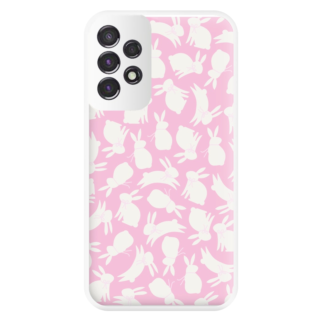 Bunnies And Bows - Easter Patterns Phone Case for Galaxy A53