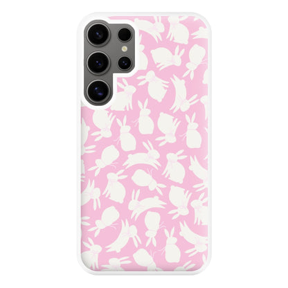 Bunnies And Bows - Easter Patterns Phone Case for Galaxy S24 Ultra