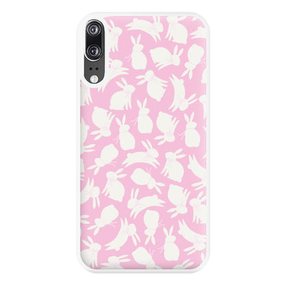 Bunnies And Bows - Easter Patterns Phone Case for Huawei P20